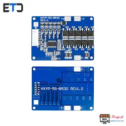 ماژول بالانسر و شارژ دشارژ باتری لیتیومی 5 سل 21 ولت 30 آمپر HXYP-5S-B530