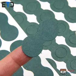 حلقه عایق پلاریته باتری 18650 چسب دار سوراخ دار 7 سل