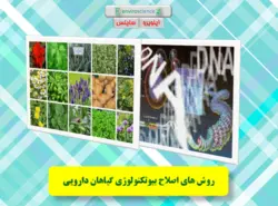 پاور روش های فن آورانه اصلاح زیستی گیاهان دارویی