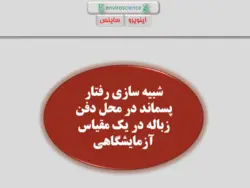 شبیه سازی رفتار پسماند در محل دفن زباله در مقیاس آزمایشگاهی