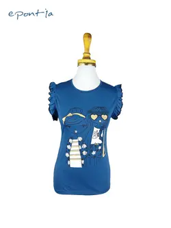 تاپ طرح عروسکی آستین فرشته کد ۶۰۱۵