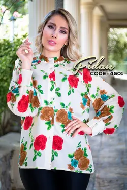 شومیز مدل لعیا کد ۴۵۰۱