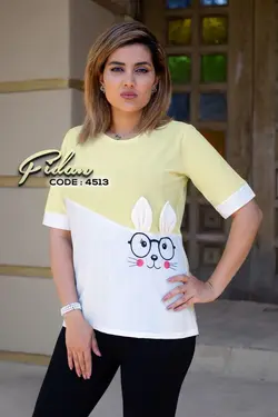 تیشرت مدل نغمه کد ۴۵۱۳