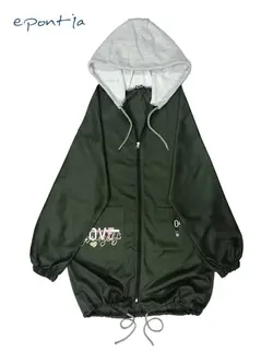 خرید بارانی ترگال با کلاه ملانژ  از اپونتیا