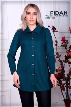 خرید شومیز زنانه مدل الینا دکمه‌ دار | اپونتیا