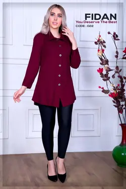 خرید شومیز زنانه مدل الینا دکمه‌ دار | اپونتیا