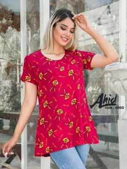 تیشرت نخی مدل بهارک کد ۶۰۶۰