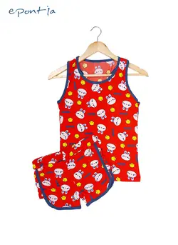ست تاپ و شورت طرح sweetie کد ۴۰۱۶