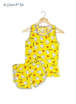 ست تاپ و شورت طرح sweetie کد ۴۰۱۶