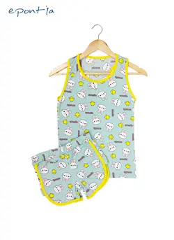 ست تاپ و شورت طرح sweetie کد ۴۰۱۶