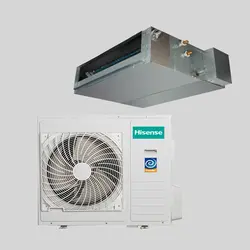 داکت اسپلیت سقفی اینورتر هایسنس 36000 سرد و گرم مدل HID-36