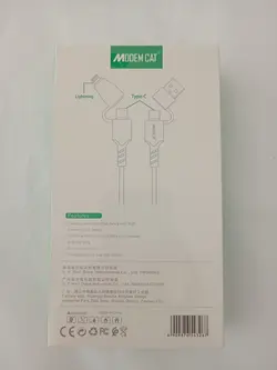 کابل شارژ 1 متری 4 کاره مدل MCB-010 برند مودم کت – MODEM CAT