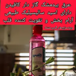 نوشابه بیدمشک-گلاب گازدار کافیدن 250 سی سی- باکس 12 تایی
