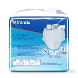 پوشک بزرگسال شورتی بی اختیاری اتندز سایز بزرگ ۱۴ عددی با جذب ۱۰ قطره