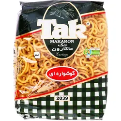 ماکارونی فرمی گوشواره ای تک ماکارون ۵۰۰ گرمی - کارتن ۲۰ تایی