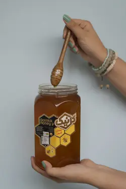 عسل گون ۲۰۰۰گرم گل نیک- کارتن ۶عددی