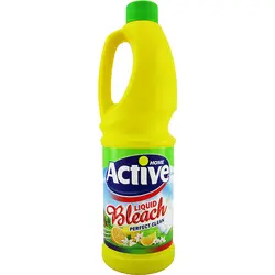 مایع سفید کننده معطر لیمویی یک لیتری زرد اکتیو-کارتن ۱۲ تایی