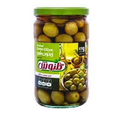 زیتون با هسته ۶۷۰ گرمی گلنوش - باکس ۶ تایی