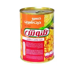 کنسرو ذرت شیرین ۳۸۰ گرمی گلنوش - باکس ۱۲ تایی
