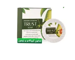 صابون آووکادو و زیتون ۷۵ گرم تراست -کارتن ۱۲ تایی