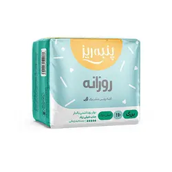 نوار بالدار مشبک نازک روزانه پنبه ریز بسته ۱۰ تایی- کارتن ۴۰ تایی