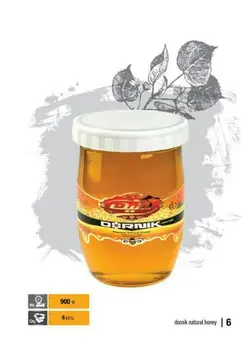 عسل درنیک خوانسار شیشه 900 گرم  - کارتن 6 تایی