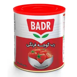 رب گوجه فرنگی قوطی ۸۰۰ گرمی بدر - کارتن ۱۲ تایی