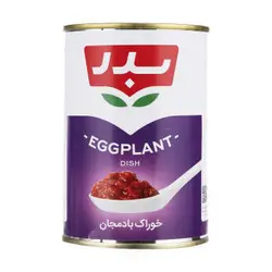 خوراک بادمجان ۴۲۰ گرمی بدر - کارتن ۱۲ تایی