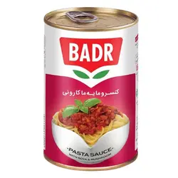 کنسرو مایه ماکارانی ۴۲۰ گرمی بدر - کارتن ۱۲ تایی