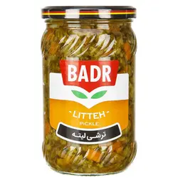 ترشی لیته ۶۳۰ گرمی بدر - کارتن ۱۲ تایی