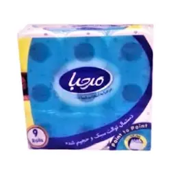 دستمال توالت ۹ قلو مرحبا - کارتن ۶ تایی