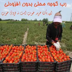 رب گوجه خانگی بدون افزودنی قوطی ۵ کیلویی