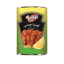 کنسرو لوبیا چیتی با سس آبلیمو اوکادو ۳۸۰ گرمی- شرینگ ۱۲ تایی