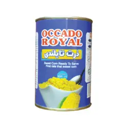 کنسرو ذرت شیرین ۳۸۰ گرمی اوکادو - شیرینگ ۱۲ تایی