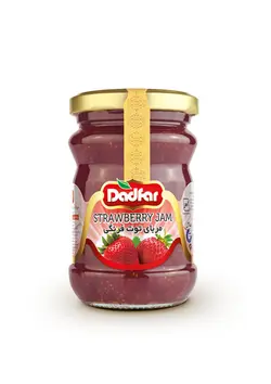 مربا توت فرنگی 320 گرمی دادفر - شل 12 تایی