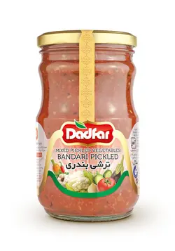 ترشی بندری ۶۸۰ گرمی دادفر - شل ۱۲ تایی