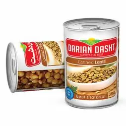 کنسرو خوراک عدس دریان دشت ۳۸۰ گرمی - ۱۴ تایی