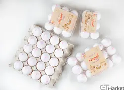 تخم مرغ زرین پر فله کارتن 12.5 کیلویی