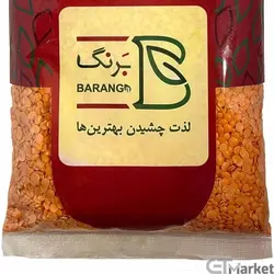 دال عدس صنایع غذایی برنگ بسته بندی 500 گرمی دستچین