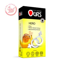 کاندوم تاخیری اورز مدل Hero (بسته 12 عددی)