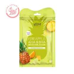 ماسک صورت ورقه ای آبرسان حاوی عصاره آناناس وارمی