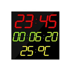 نمایشگر دیجیتال ساعت تاریخ دما 100*100