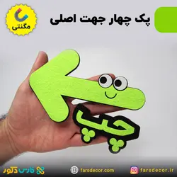 چهار جهت اصلی نمدی (مگنتی)