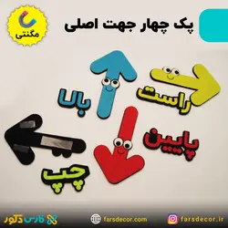 چهار جهت اصلی نمدی (مگنتی)