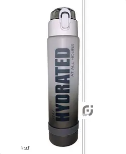 قمقمه آب ایون مدل HYDRATED گنجایش 0.8 لیتر