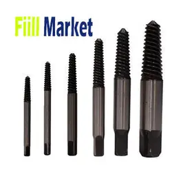 مجموعه 6 عددی مته قلاویز چپ گرد