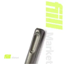 همزن سر دریلی چهارشیار سه تیغ روکش استیل 50 سانت