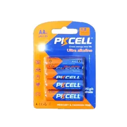 باطری قلمی کارتی 4 عددی اولترا آلکالین PKCELL - 348.611 ریال -  - فیما مارکت