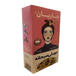موسلی بادام و کرنبری 600 گرم باکسی چاربان - 2.438.000 ریال -  - فیما مارکت