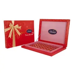 شکلات قلب تلخ کادویی روبان دار - 900.000 ریال -  - فیما مارکت